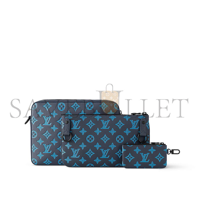LOUIS VUITTON NAM TRIO MESSENGER BAG 'BLUE' M46604 (25*18.5*7cm) 
